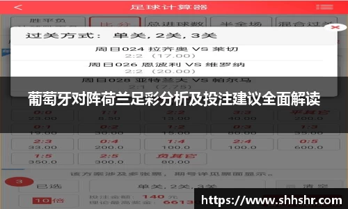 葡萄牙对阵荷兰足彩分析及投注建议全面解读